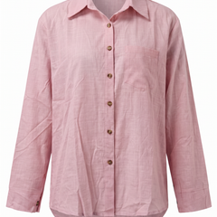Paloma-Thelma button front shirt in Pink, front view