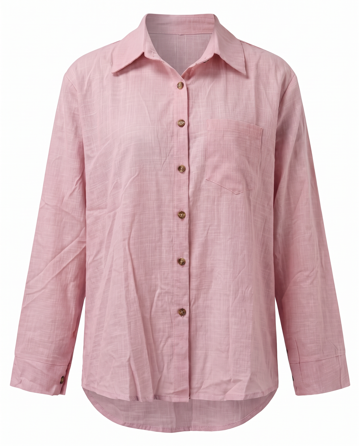 Paloma-Thelma button front shirt in Pink, front view